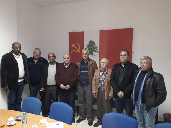 حزب الشعب الفلسطيني يزور مقر "الشيوعي" في صور