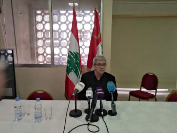 Press Conference by the General Secretary of the L.C.P, Hanna Gharib