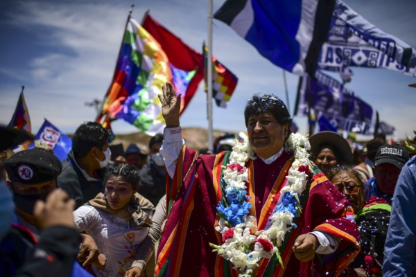 من جديد.. الزعيم البوليفي إيفو موراليس يترأس &quot;الحركة من أجل الاشتراكية&quot;