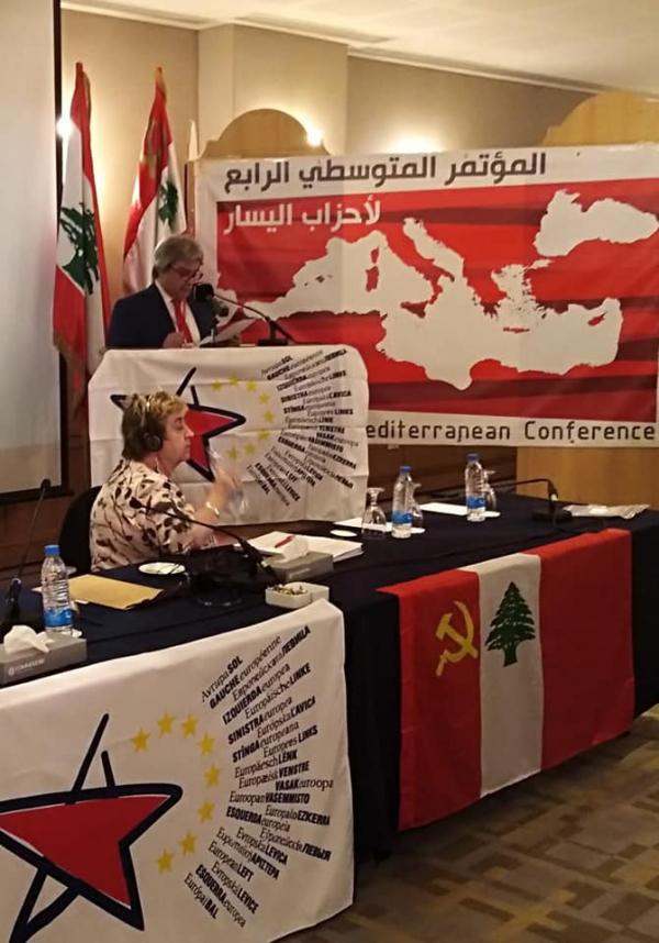 "الشيوعي" يفتتح أعمال المؤتمر المتوسطي الرابع لأحزاب اليسار في بيروت