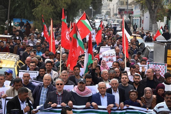 الشعبية تدعو لمسيرة حاشدة رفضًا لسياسة الضم ومشاريع التصفية