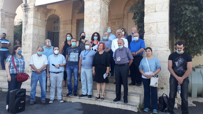 اعتصام أمام سرايا أميون تضامناً مع ضحايا مصانع الاسمنت ومقالعها والشركات الملوثة للبيئة