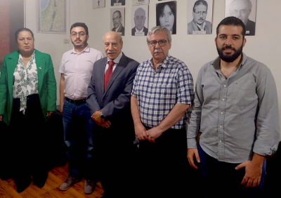 لقاء قيادي بين الديمقراطية والشيوعي: المقاومة الفلسطينية هي الرد الطبيعي على اجرام الاحتلال، وندعو لوحدة الصف الفلسطيني