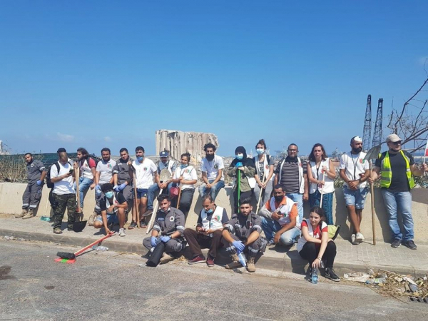 "النجدة الشعبية اللبنانية" تواصل أعمال الإغاثة في بيروت