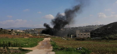 سكان بلدات في النبطية يشكون من إحراق نفايات وإطارات مطاطية