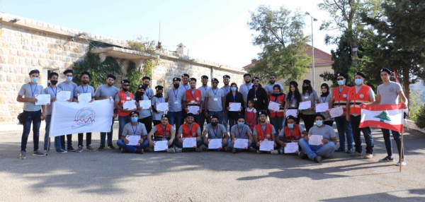 المخيم السنوي لفوج الإنقاذ الشعبي في مؤسسة الشهيد معروف سعد بعنوان من القلب سلام لبيروت عنتر: قدرنا العطاء بلا حدود