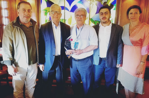 وفد قيادي من "الشيوعي" يلتقي سفير روسيا الاتحادية ألكسندر زاسيبكين بزيارة وداعية