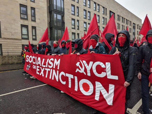 We fight for Socialism &ndash; the police fight for extinction: Young communists respond to repression in Glasgow