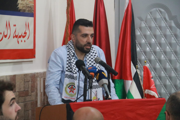 كلمة عضو المكتب السياسي للحزب الشيوعي اللبناني الرفيق مروان الراعي في افتتاح اعمال مؤتمر قطاع الشباب والمهنيين في الجبهة الديمقراطية لتحرير فلسطين