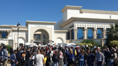 صحفيون تونسيون يحتجون على تعديل &quot;المرسوم عدد 116&quot;