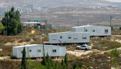 سلفيت: مستوطنون ينصبون "كرفانا" في خلة حسان غرب بلدة بديا